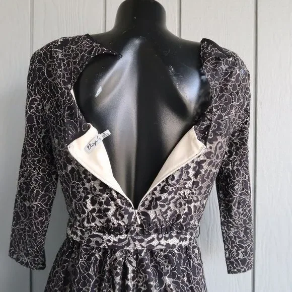 Eliza J Lace 3/4 sleeve Dress - Picture 6 of 14